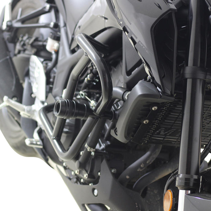 GP Kompozit Engine Guard Crash Bar Protection Black Compatible For Yamaha MT-25 / MT-03 2015-2024