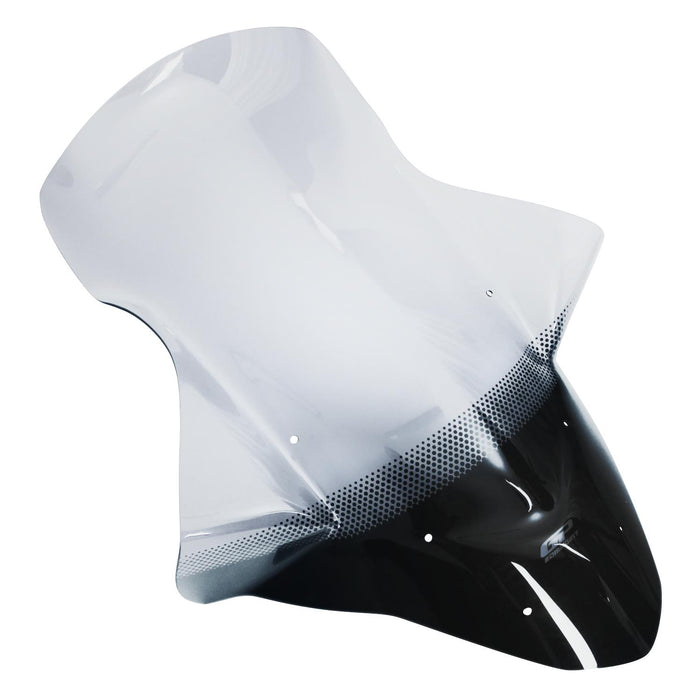GP Kompozit Silkscreened Windshield Windscreen With Handguard Transparent Compatible For Yamaha NMAX 125 / NMAX 155 2015-2020