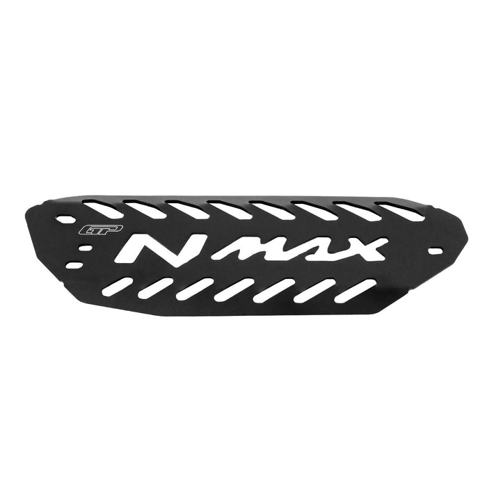 GP Kompozit Exhaust Guard Cover Black Compatible For Yamaha NMAX 125 / NMAX 155 2021-2024
