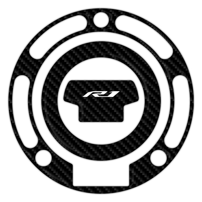 GP Kompozit Jeu de protections de réservoir Carbone Compatible pour Yamaha YZF-R1 2015-2023 