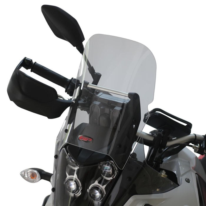 GP Kompozit Windshield Windscreen Black Compatible For Yamaha Tenere 700 2019-2023