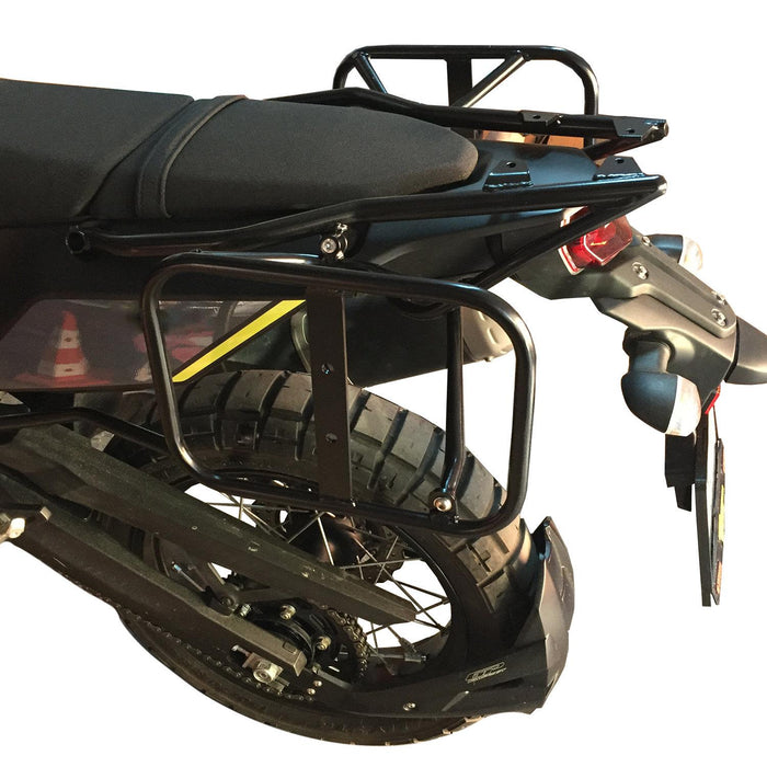 GP Kompozit Porte-bagages latéral noir compatible avec Yamaha Tenere 700 2019-2023 