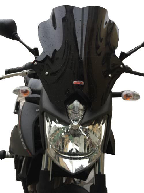 GP Kompozit Windshield Windscreen Black Compatible For Yamaha XJ6 2011-2016