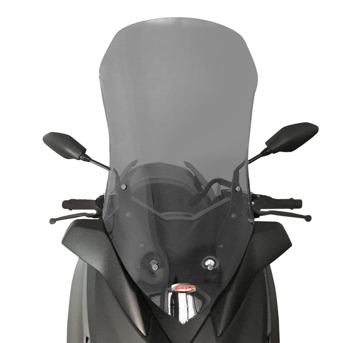 GP Kompozit Touring Windshield Windscreen Smoked Compatible For Yamaha XMAX 250 / XMAX 300 / XMAX 400 2018-2023