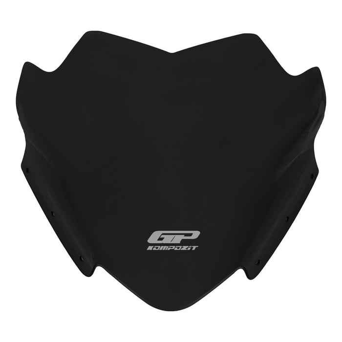 GP Kompozit Sport Windshield Windscreen Black Compatible For Yamaha XMAX 250 / XMAX 400 2014-2017