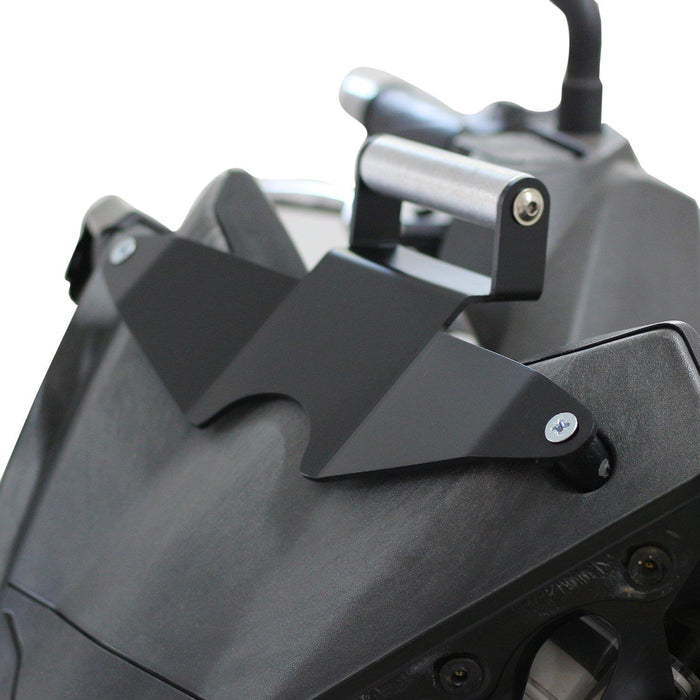 GP Kompozit Phone / Navigation Holder Bracket Black Compatible For Yamaha XMAX 250 / XMAX 400 2014-2017