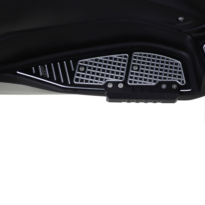 Placa de paso GP Kompozit de aluminio compatible con Yamaha XMAX 250 / XMAX 300 / XMAX 400 2018-2023 